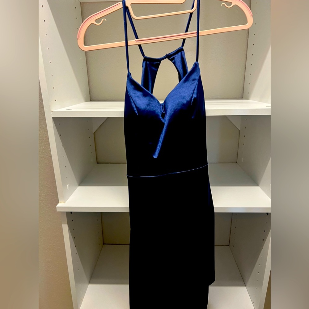 Blue Macy dressy going out dress